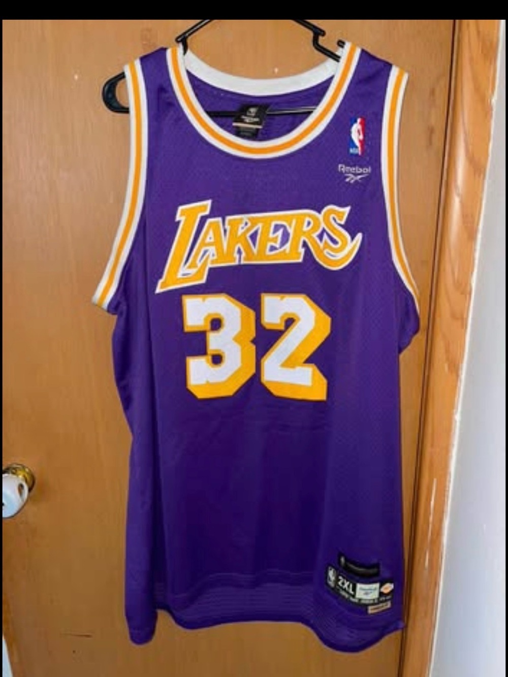 Reebok Lakers #32 Jersey in Purple and Gold